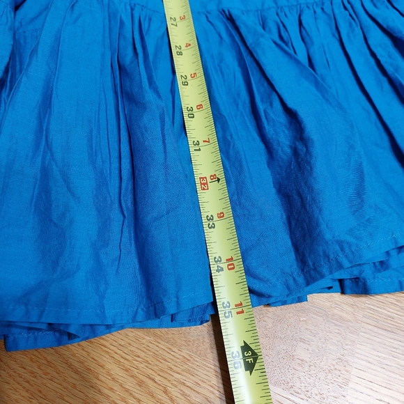 Rhode Resort Nala Scarlet Blue Short Sun Dress Size L vacation beach - Picture 10 of 16